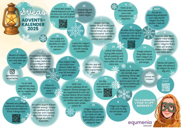 Adventskalender från Equmenia